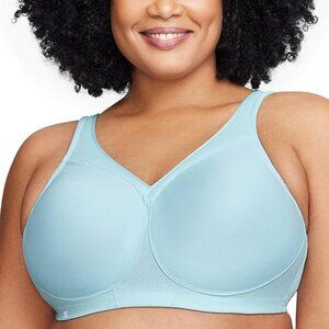 Glamorise 1006 Full Figure MagicLift Non-Padded Wirefree T-Shirt Bra 46I NWOT.